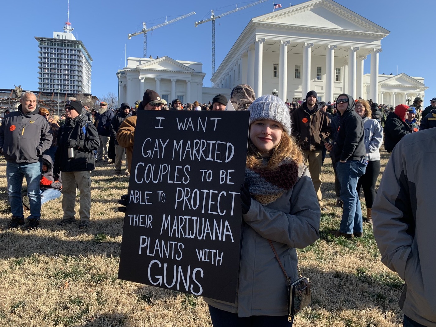 Contrary to leftist hopes and conservative fears, the Richmond rally was peaceful ...